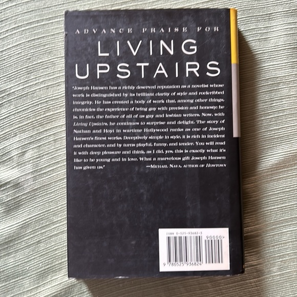 Like new book, gay interest, a novel living upstairs by Joseph Hansen - Picture 3 of 5